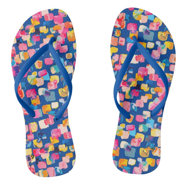 Chanclas Moderno colorido y abstracto (Plantilla)