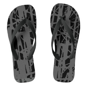 Chanclas Moderno Lindo Gris & Negro