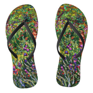 Chanclas Monet - El jardín de Iris en Giverny