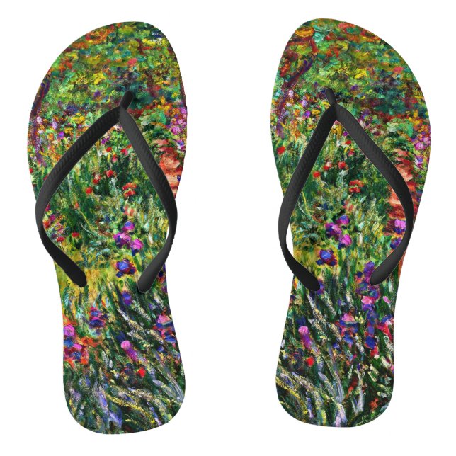Chanclas Monet - El jardín de Iris en Giverny (Plantilla)