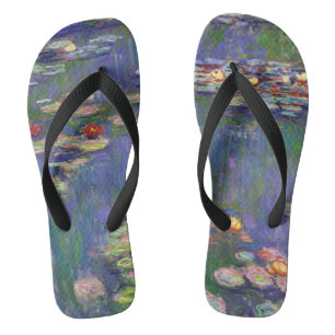 Chanclas Monet Water Lilies Masterpiece Pintura