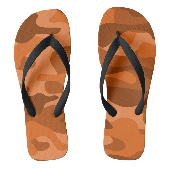 Chanclas Monocolor Camo, Naranja de España (Plantilla)