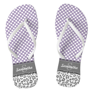 Chanclas Monogramas del Personalizado del patrón de impres
