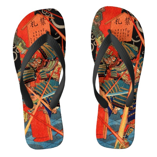 CHANCLAS MONSTRUO DE LUCHA EN SAMURAI (Plantilla)