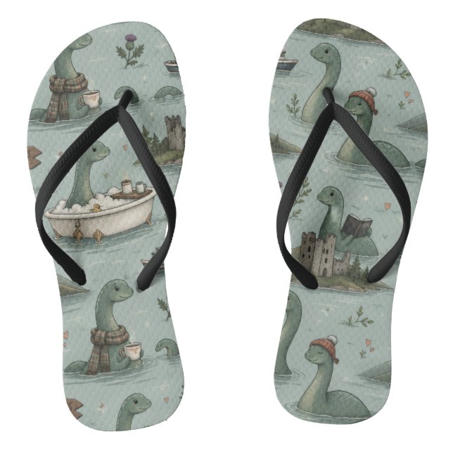 Chanclas Monstruo del Lago Ness (Plantilla)