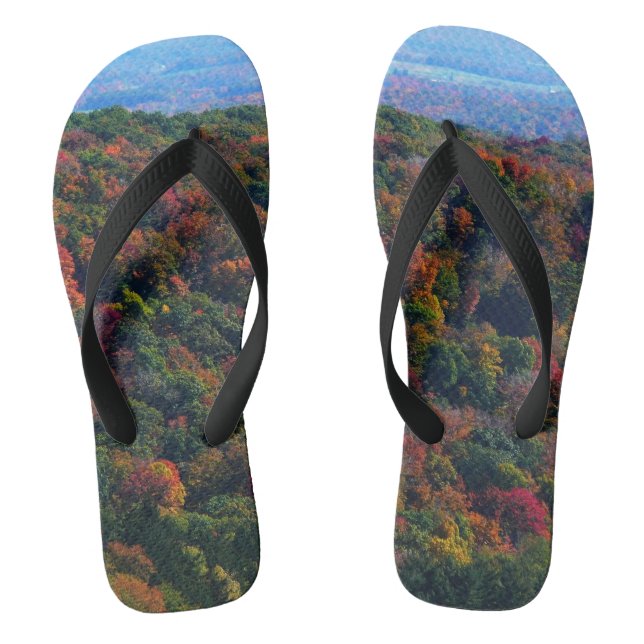Chanclas Montañas Apalaches en otoño (Plantilla)
