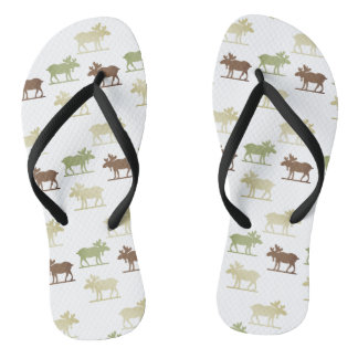 Chanclas Moose Pattern