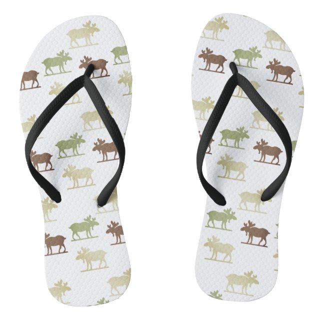 Chanclas Moose Pattern (Plantilla)