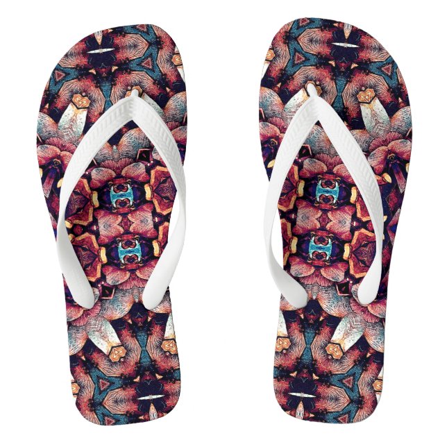 Chanclas Mosaico de Semillas de Arce (Plantilla)