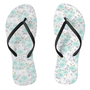 Chanclas Mosaico, flores