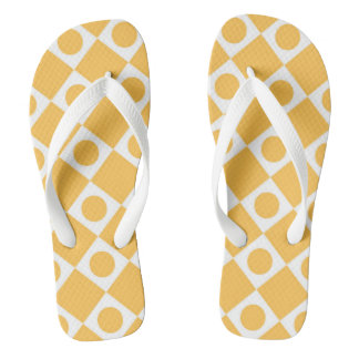 Chanclas Mostaza de Mod Retro 60