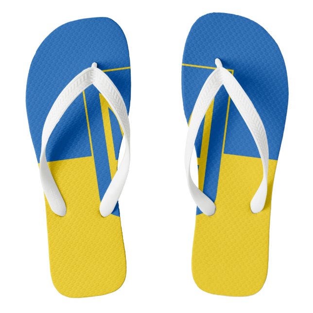 Chanclas Mostrar tus colores - Ucrania (Plantilla)