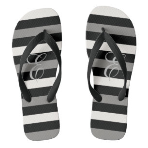 Chanclas Mujer de novias blanca y negra