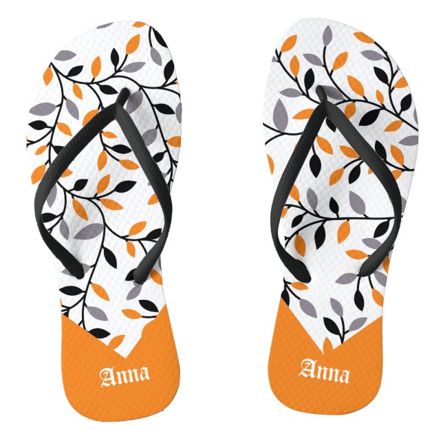 Chanclas Mujeres personalizables 4 - Hombres 3 Flip Flops (Plantilla)