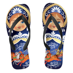 Chanclas Muñeca rusa Babushka Matryoshka
