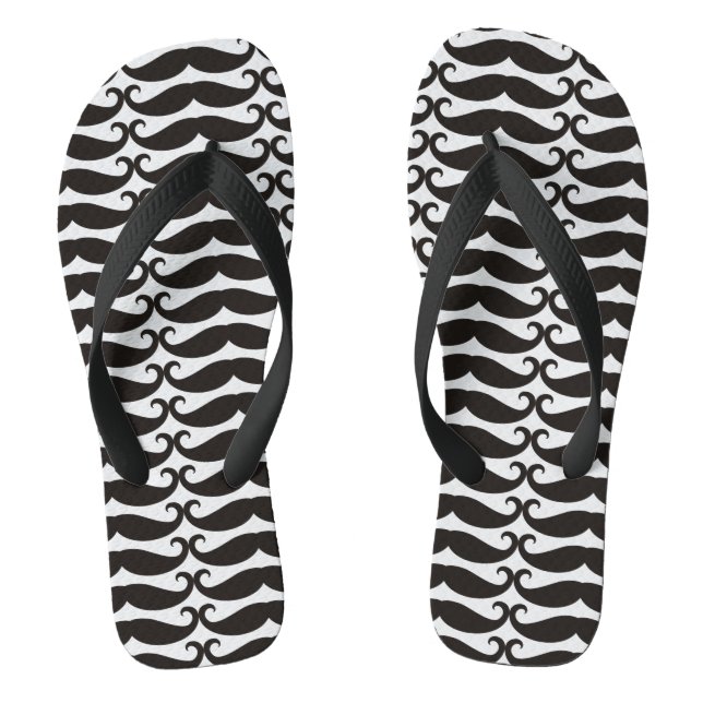 Chanclas Mustache / Mustache / Schnurrbart + sus ideas (Plantilla)