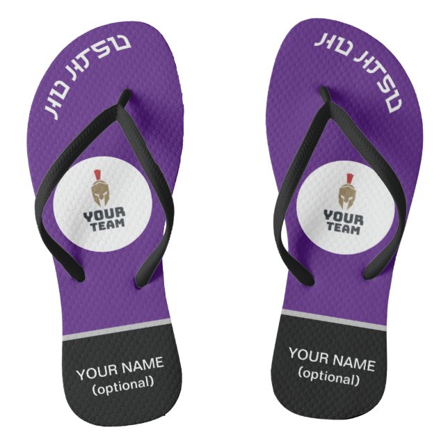 Chanclas MyJiuJitsuStore.com edición FlipFlop Purple Belt (Plantilla)