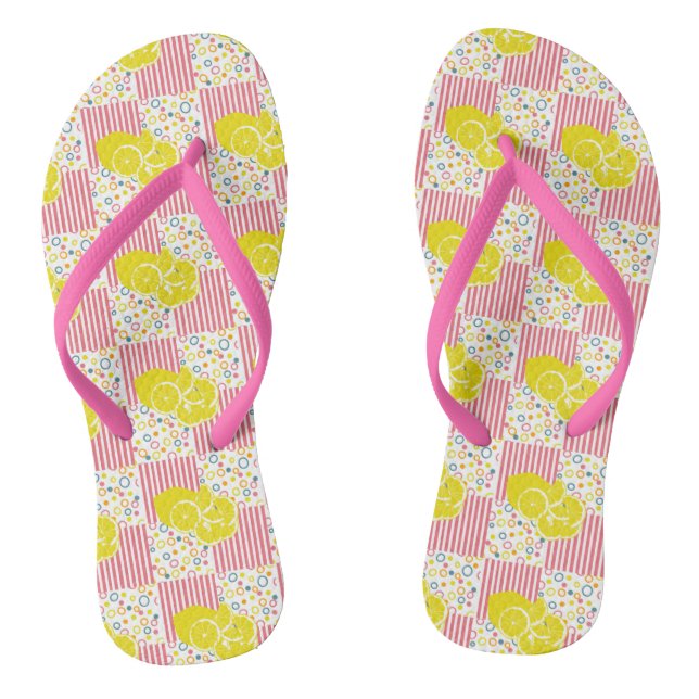 Chanclas Naranja amarillo rosa Lemones Verde azulados Tiras (Plantilla)