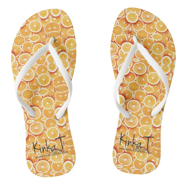 Chanclas Naranja Crush (Plantilla)