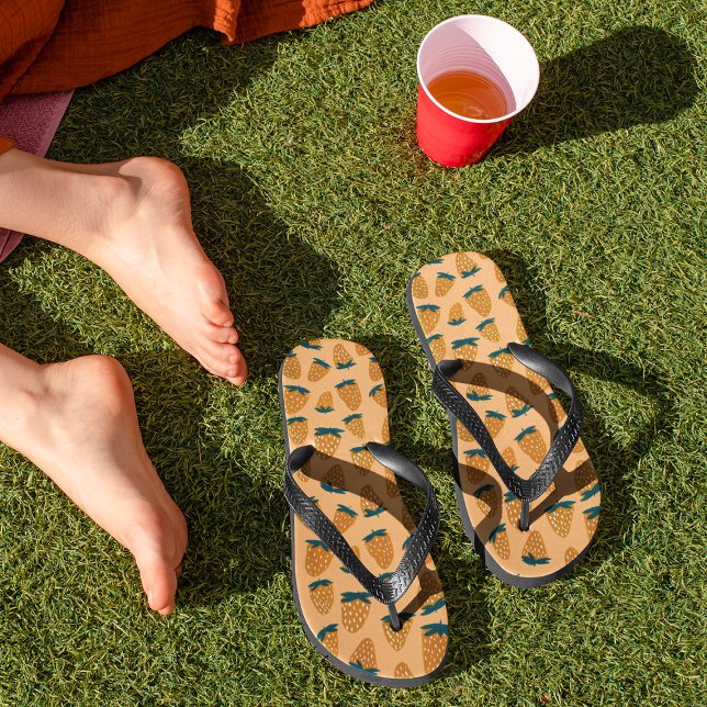Chanclas Naranja de fresas orgánicas de verano (Subido por el creador)