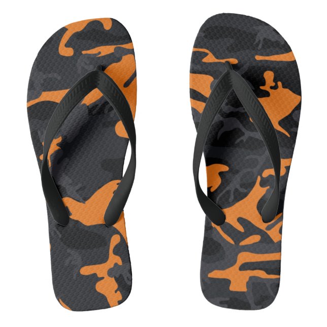 Chanclas Naranja Highlights Camo (Plantilla)