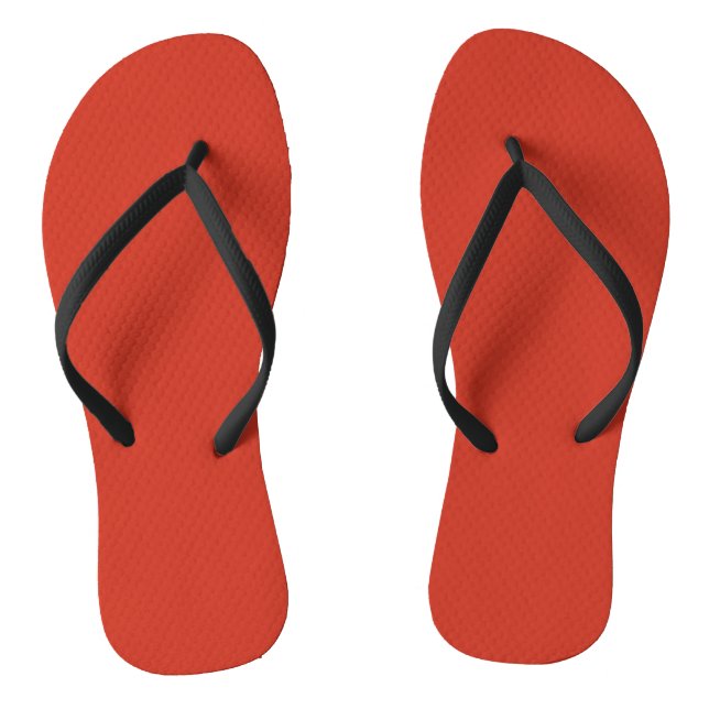 Chanclas Naranja rojo de la poinciana, escarlata oscura de  (Plantilla)