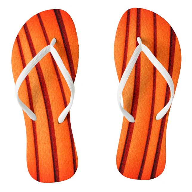 Chanclas Naranja Rústico Quemado (Plantilla)