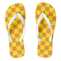 naranja y amarillo a cuadros