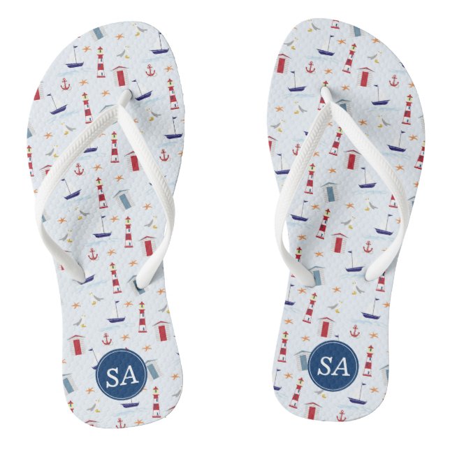 Chanclas Nautical Back to School & Dorm Essentials (Plantilla)