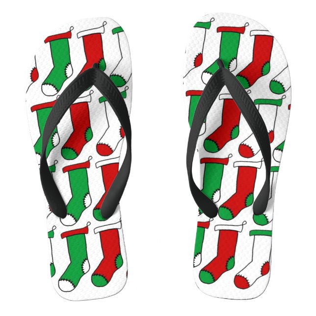 Chanclas Navidades accionan calcetines (Plantilla)