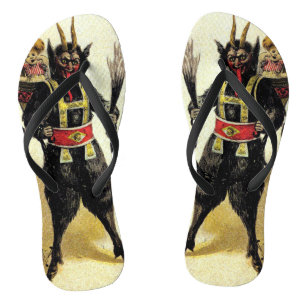 Chanclas Navidades de feriado malvados Krampus Scary Demon
