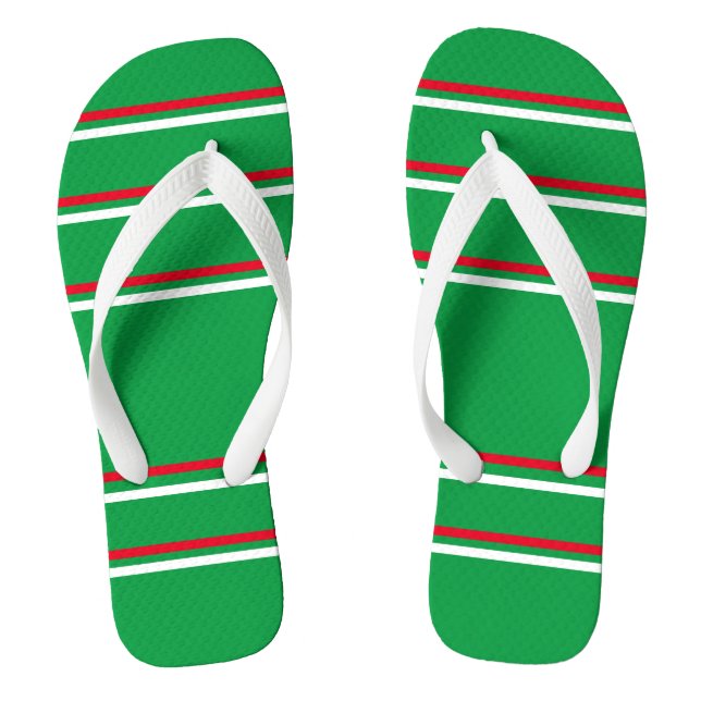 Chanclas Navidades de la pareja de Flip Flops de San Diego (Plantilla)
