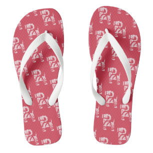Chanclas Navidades de Winter Knit Yule Bock Flip Flops