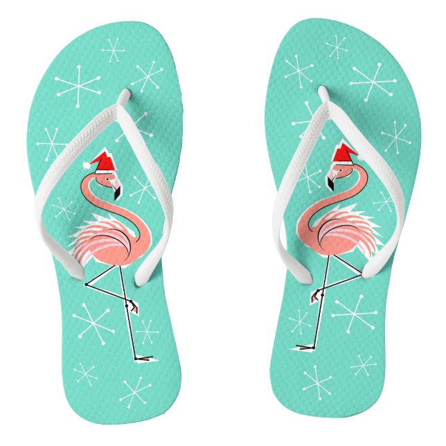 Chanclas Navidades Flamingo flip flops (Plantilla)