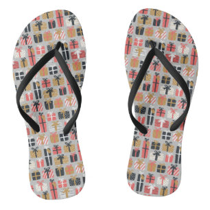 Chanclas Navidades Pink Black Holidays elegante