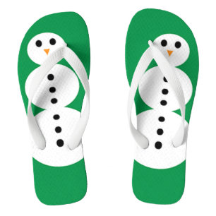 Chanclas Navidades Snowman