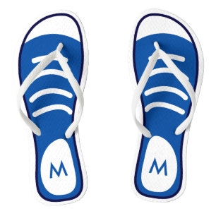 Chanclas Navy Blue Sneaker Shoes Guay Funny Look Monograma