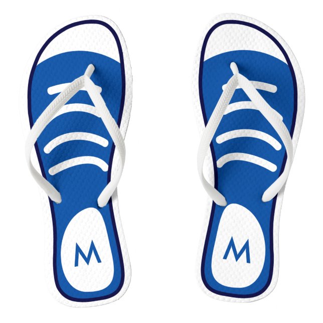 Chanclas Navy Blue Sneaker Shoes Guay Funny Look Monograma (Plantilla)