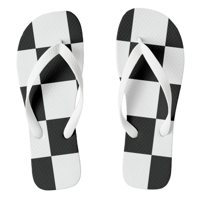 Chanclas Negro y blanco (Plantilla)