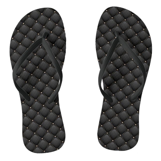 Chanclas Negro y oro (Plantilla)