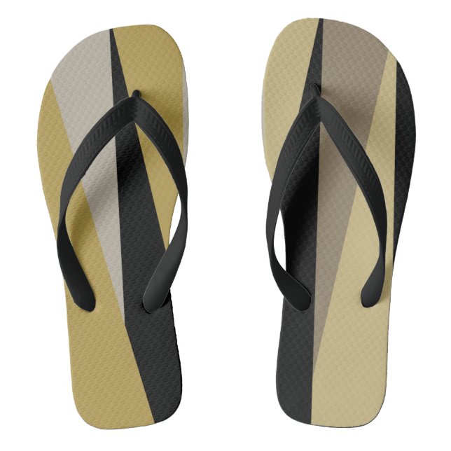 Chanclas Negro y oro (Plantilla)