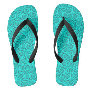 Chanclas neón azul