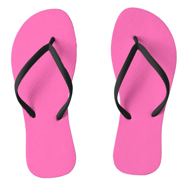 Chanclas Neon Hot Pink Personalizado Classic (Plantilla)