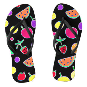 Chanclas Neón tropical radiante