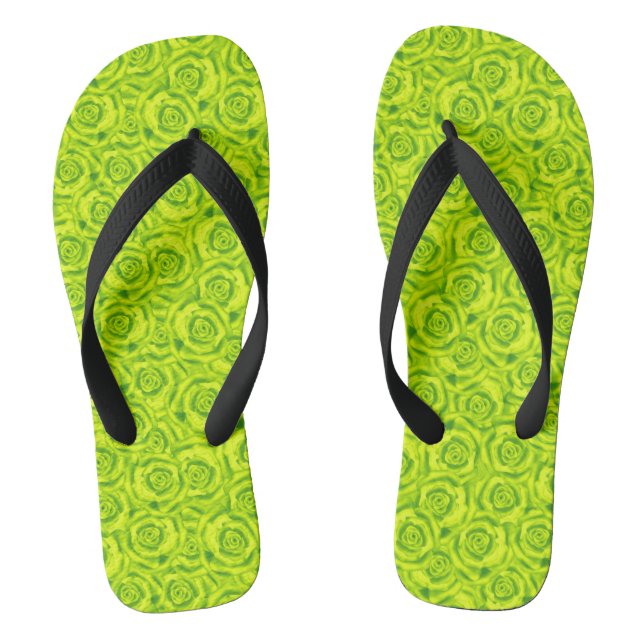 Chanclas Neón verde (Plantilla)