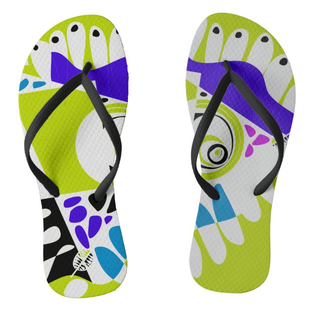 Chanclas Nido de pájaro - Gris verde aguacate (Plantilla)