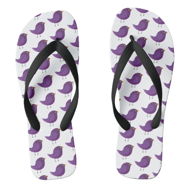 Chanclas Niños adorables pájaros (Plantilla)