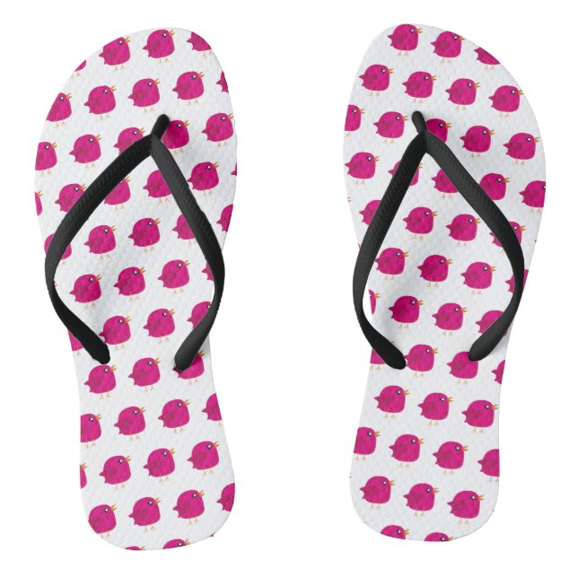 Chanclas Niños adorables pájaros (Plantilla)