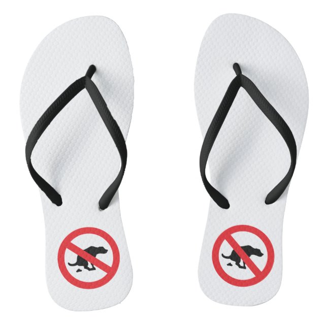 Chanclas No hay carcajadas de perro sarcástico (Plantilla)