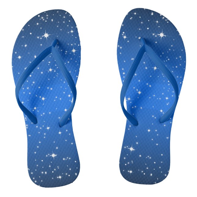 Chanclas Noche azul estrellada (Plantilla)